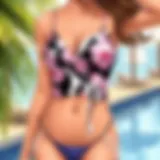 Versatile tankini styles for various body types