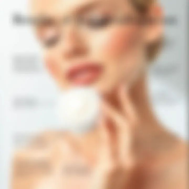 Benefits of Exfoliation Infographic Infographic illustrating benefits of exfoliation