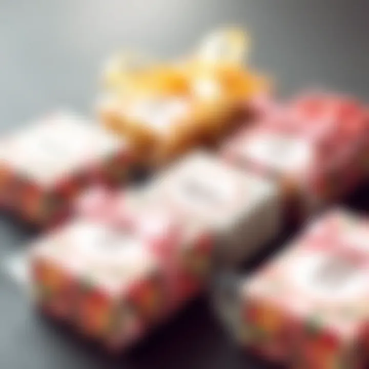 Customized Touches for Unique Candy Boxes Personalized candy boxes with custom labels reflecting the bride's theme