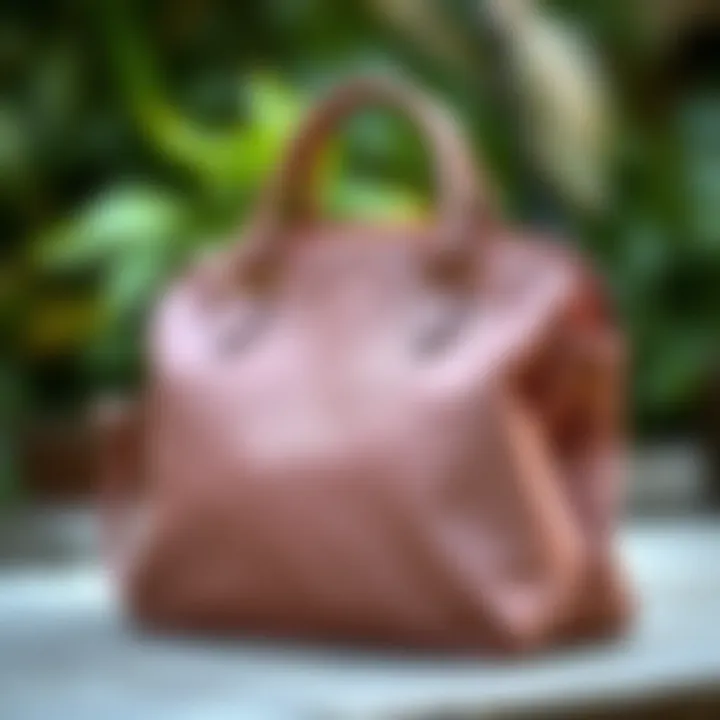 Sustainable Fashion Statement Eco-friendly purse made from sustainable materials reflecting modern trends