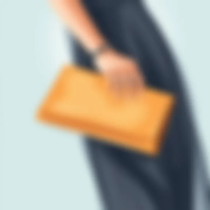 Functional Elegance in Clutches Elegant clutch that combines fashion with functionality for evening wear