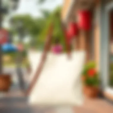 Versatile Canvas Tote Stylish canvas tote showcasing versatility for casual outings