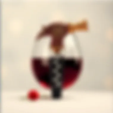 Artistic Flair of a Cute Wine Opener Elegant and intricate design of a cute wine opener showcasing its artistic flair