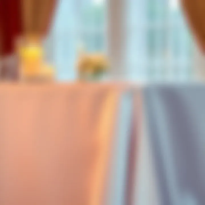 Sophisticated Satin Tablecloth with Candlelight Accents Sophisticated satin tablecloth with candlelight