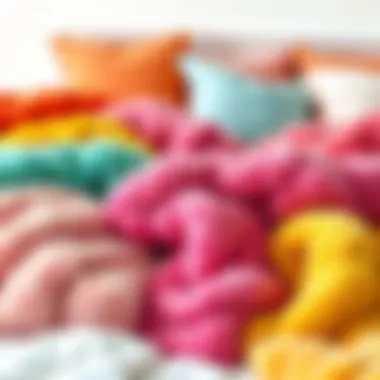 Colorful Array of Plush Shaggy Duvet Covers Colorful array of plush shaggy duvet covers in various designs