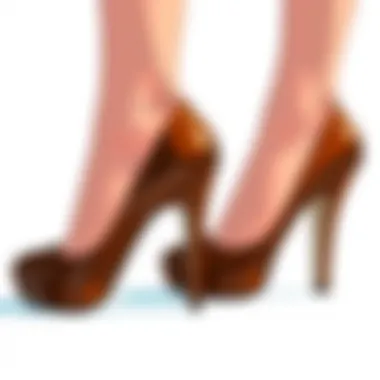 Versatile brown heels for various occasions