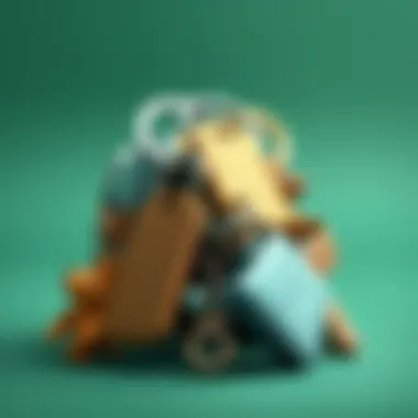 Sustainable Keychains Collection A collection of eco-friendly keychains made from sustainable materials.