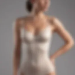 Innovative design of a body shaping undershirt showcasing its sleek silhouette.