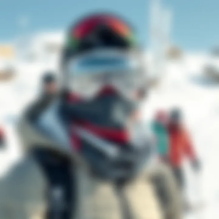 Stylish Wear of Ski Neck Gaiters on Slopes Stylish way to wear a ski neck gaiter on the slopes