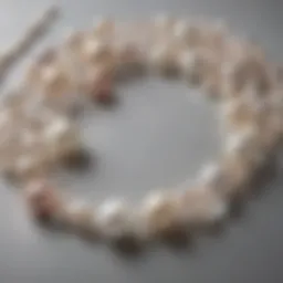 Exquisite pearl selection showcasing various hues and sizes
