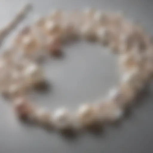 Exquisite pearl selection showcasing various hues and sizes