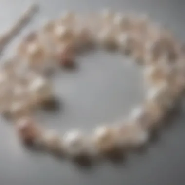 Diverse Pearl Selection Exquisite pearl selection showcasing various hues and sizes