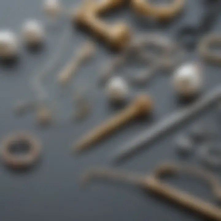 Essential Jewelry Tools High-quality tools arranged for jewelry crafting