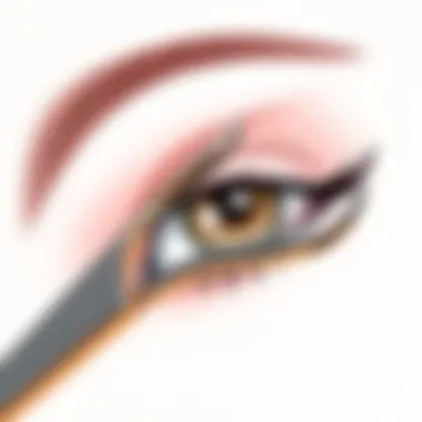 Elegant Design of Curved Eyebrow Scissors Curved eyebrow scissors showcasing their sleek design