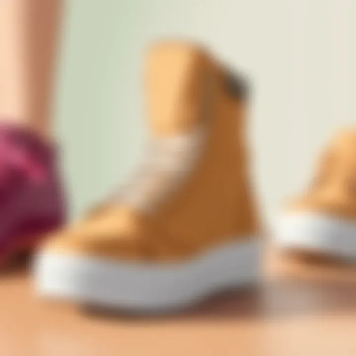 Diverse Footwear Designs Artistic representation of diverse footwear designs