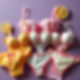 Artistic arrangement of disposable pasties showcasing different styles