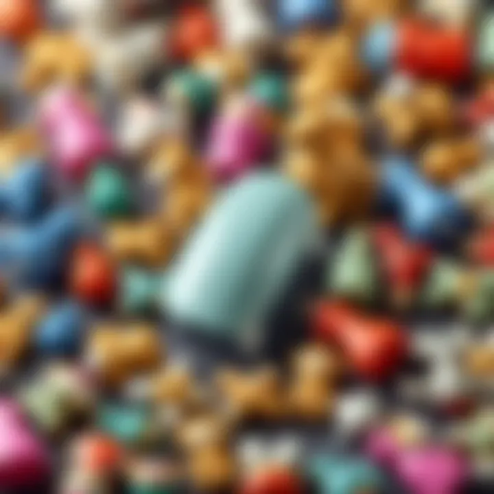 An array of 3D nail charms aligned with current fashion trends and styles