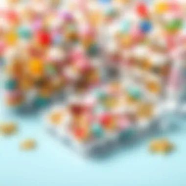 Stylish arrangement of 3D nail charms in bulk packaging, emphasizing quality and variety