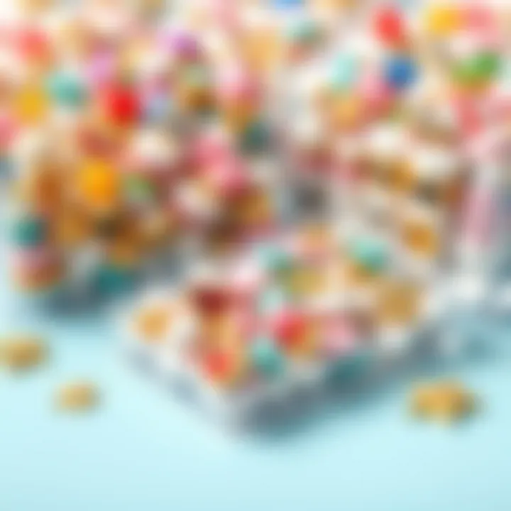 Stylish arrangement of 3D nail charms in bulk packaging, emphasizing quality and variety