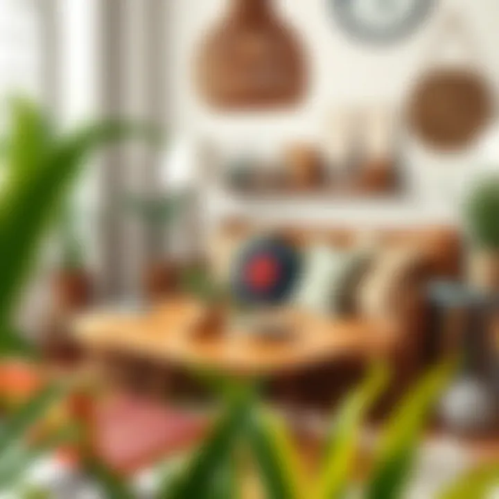 Stylish Boho Arrangement Stylish arrangement showcasing boho futon covers in decor