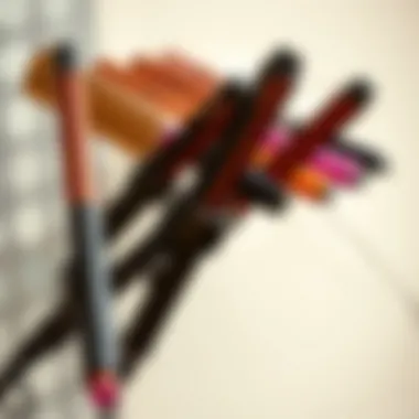 Comparison of European Plug Curling Irons Comparison of various European plug curling irons in a stylish display