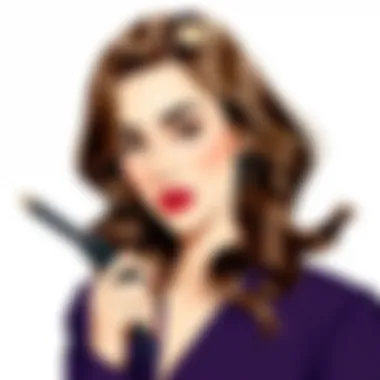 Trendy Hairstyles with European Plug Curling Irons Trendy hairstyles achieved with European plug curling irons, illustrating their effectiveness