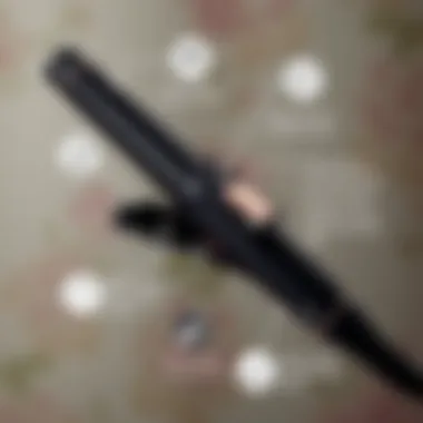 Safety Features of a European Plug Curling Iron Safety features of a European plug curling iron highlighted for consumer awareness