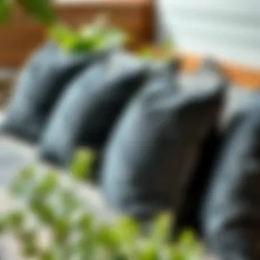 Stylish Arrangement of Grey Outdoor Pillow Covers Stylish arrangement of grey pillow covers in outdoor settings