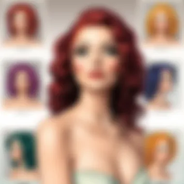 Vibrant Color Variations for Personal Style Different color options available for jerry curl wigs