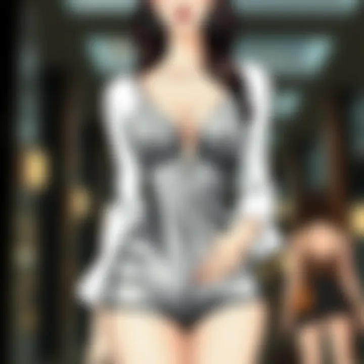 Versatile Styling of Plunging Bodysuits Styling variations of bodysuits for different occasions