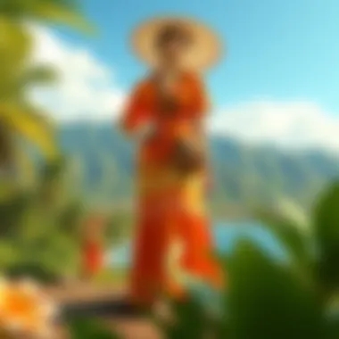 Cultural Background of the Hawaiian Dress Traditional Hawaiian landscape showcasing the cultural roots of fashion