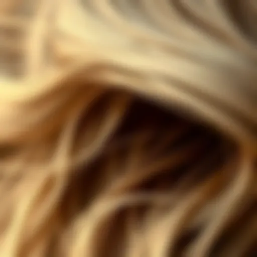 The Elegance of Waves: Hair Inspired by Nature A close-up of flowing hair mimicking ocean waves