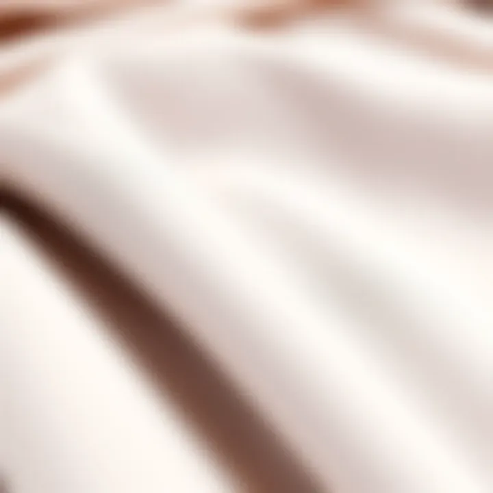 Close-up of fabric textures for bodycon dresses