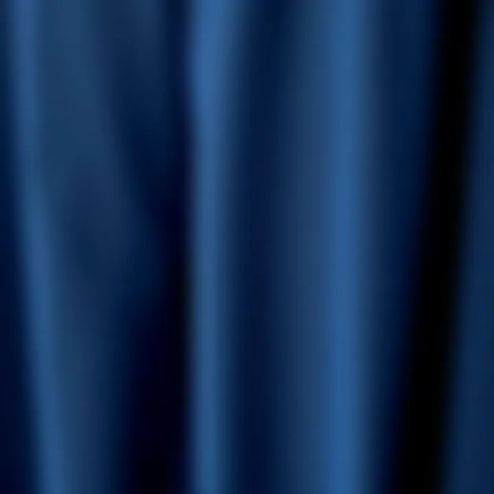 Close-up of fabric texture of plus size navy blue wide leg pants