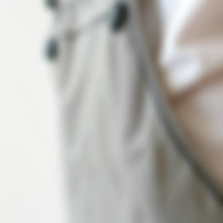 Quality Fabric Textures of Slim Fit Bib Overalls Close-up of fabric textures highlighting the quality of slim fit bib overalls