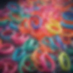 Vibrant glow in the dark wristbands in various colors