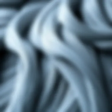 A close-up of various wig materials, showcasing the quality and craftsmanship involved.