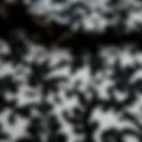 Intricate Halloween lace fabric designs showcasing gothic patterns and motifs