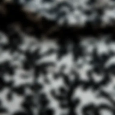 Gothic Patterns in Halloween Lace Fabric Intricate Halloween lace fabric designs showcasing gothic patterns and motifs