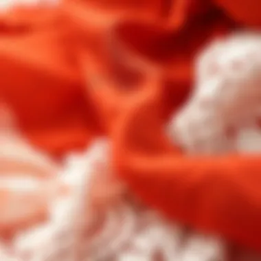 Diverse Swatches of Halloween Lace Fabric Various lace fabric swatches in different colors and textures suitable for Halloween