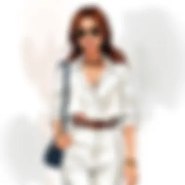 Versatile Layered White Top Outfit Layered white top styled with accessories