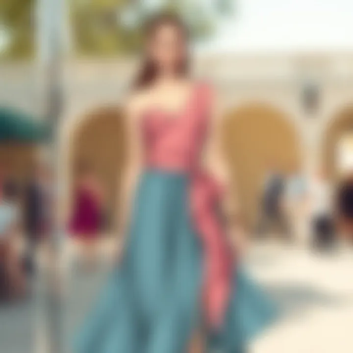 Creative Styling Possibilities Explored Innovative styling options for draped asymmetrical dresses