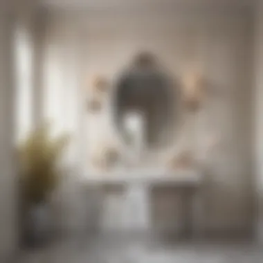 Decorative Powder Room Style A beautifully styled powder room featuring paper guest towels as a decorative element