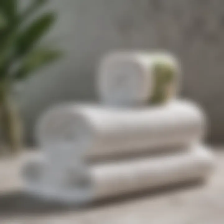 Sustainable paper guest towels made from eco-friendly materials