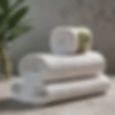 Eco-Friendly Paper Towels Sustainable paper guest towels made from eco-friendly materials