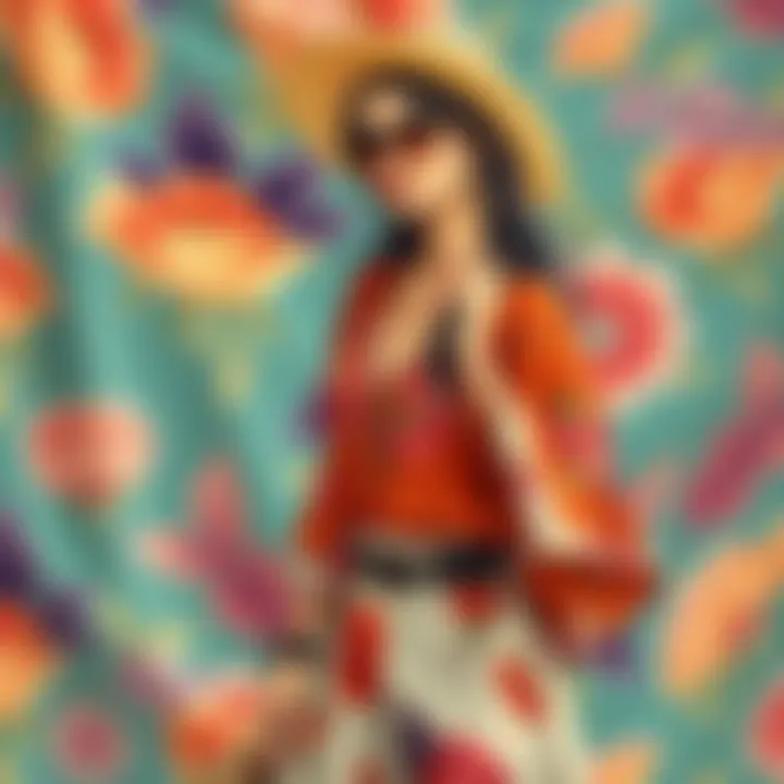 Fashion Ensemble Featuring Boho Floral Fabric Fashion ensemble featuring boho floral fabric