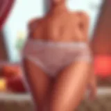 Intricate Lace Design in See-Through Boyshorts Elegant display of see-through boyshorts highlighting intricate lace details