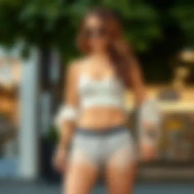 Styling See-Through Boyshorts in Contemporary Fashion Fashionable styling options featuring see-through boyshorts in modern outfits