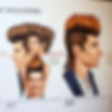 The Evolution of the Mullet Hairstyle Historical timeline illustrating the evolution of the mullet hairstyle