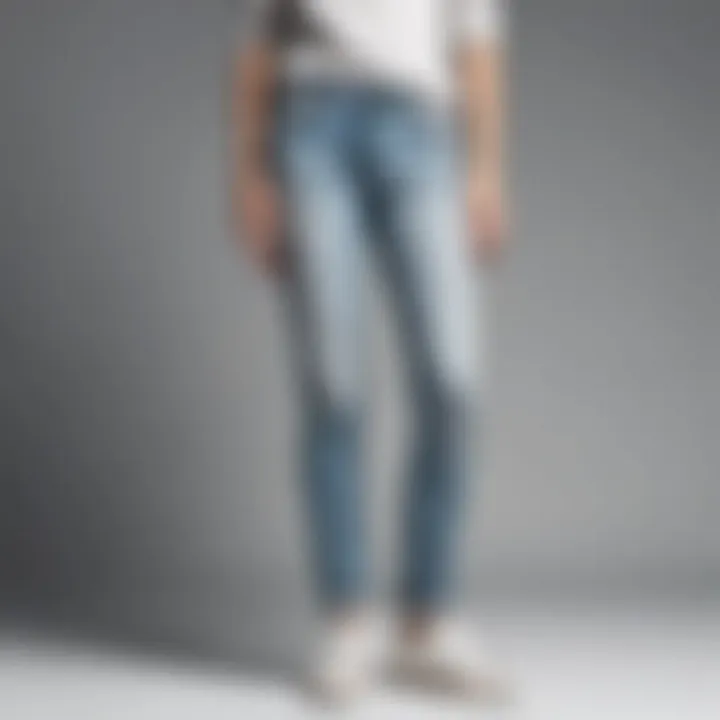Casual look with light wash jeans and a graphic tee